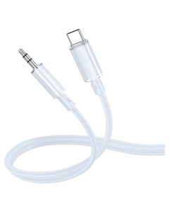 Borofone BL21 Lemon Cable Audio Jack 3.5mm to Type C Καλώδιο 1m - Blue