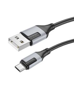 Borofone BX101 Creator Data Cable Καλώδιο Φόρτισης 2.4A USB σε Micro USB 1m - Black