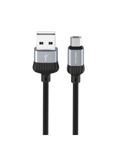 Borofone BX28 Dignity Cable Καλώδιο Φόρτισης 2.4A USB σε Micro USB 1m - Grey