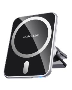 Borofone Car Holder BH43 Xperience Magnetic MagSafe Vent Car Mount Φορτιστής Αυτοκινήτου - Black