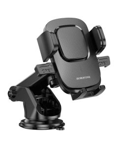 Borofone BH60 Dainty Dashboard Car Holder Βάση Στήριξης με Βεντούζα για Ταμπλό Αυτοκινήτου - Black - MT77678