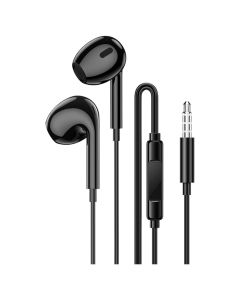 Borofone BM100 Max Fuente Earphones with Microphone Handsfree Ακουστικά - Black - MT84527