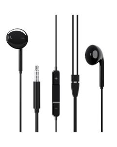 Borofone BM30 Original Series Earphones Handsfree Ακουστικά - Black