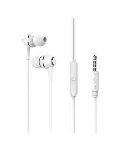 Borofone BM36 Acura In-Ear Earphones Hands Free Ακουστικά White
