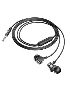 Borofone BM62 Prosperity In-Ear Earphones Hands Free Ακουστικά Black