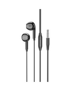 Borofone BM71 Light Song Earphones Hands Free Ακουστικά Black