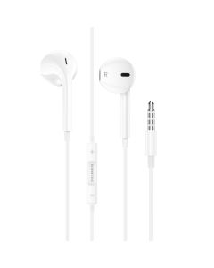 Borofone BM80 Magnificent Earphones Handsfree Ακουστικά - White