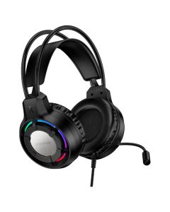 Borofone BO112 Wave Gaming Over-Ear Headphones with Microphone Ακουστικά Black