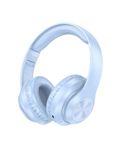 Borofone BO24 Gratified Wireless Headphones Ασύρματα Ακουστικά Bluetooth - Blue