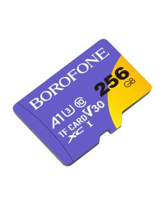 Borofone Memory Card MicroSD 256GB SDXC U3 Class10 100MB/s - Purple