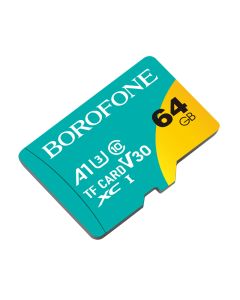 Borofone Memory Card MicroSD 64GB SDHC Class10 95MB/s - Teal