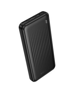 Borofone BJ78 Clever 2xUSB Power Bank Εξωτερική Μπαταρία 10000mAh - Black - MT80452