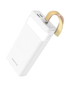 Borofone BJ18 Coolmy 2xUSB Power Bank Εξωτερική Μπαταρία 20000mAh - White