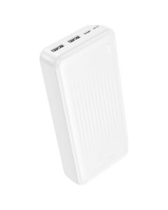 Borofone BJ78A Clever 2xUSB Power Bank Εξωτερική Μπαταρία 20000mAh - White - MT83456