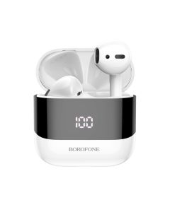 Borofone BES15 Treasure TWS Wireless Bluetooth Stereo Earbuds - White