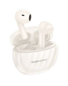 Borofone BW51 Solid TWS Wireless Bluetooth Stereo Earbuds Ασύρματα Ακουστικά - White