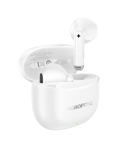 Borofone BW88 Deep Rhyme TWS Wireless Bluetooth Stereo Earbuds - White - MT80224