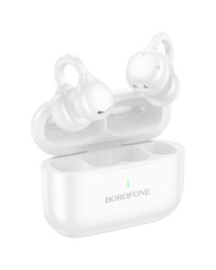 Borofone BW95 Cancion TWS Open Ear Wireless Bluetooth Stereo Earbuds - White - MT83460
