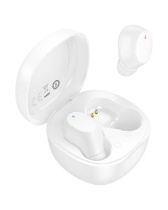 Borofone BW97 Clear TWS Wireless Bluetooth Stereo Earbuds - White