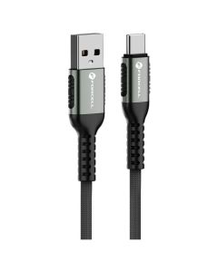 Forcell F-ENERGY C256 Cafule 66W Καλώδιο Φόρτισης QC4.0 3A USB σε Type C 3m - Black - MT82673