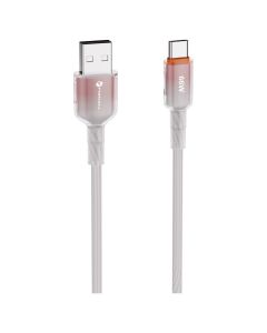 Forcell F-ENERGY C352 Gradient 66W Καλώδιο Φόρτισης QC4.0 3A USB σε Type C 1m - White - MT82671