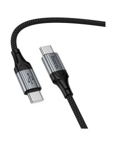 HOCO X121 Cable Type-C to Type-C Data Sync & Charging 3A 60W PD 1.5m - Black
