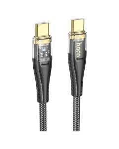 HOCO U121 Cable Type-C to Type-C Data Sync & Charging 3A 60W PD 1.2m - Black