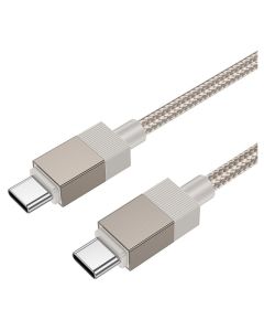 HOCO X110 Cable Type-C to Type-C Data Sync & Charging 3A 60W PD 1m - Gold