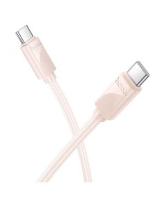HOCO X114 Cable Type-C to Type-C Data Sync & Charging 3A 60W PD 1m - Pink