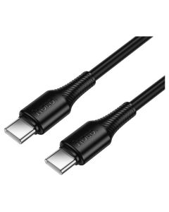 HOCO X120 Cable Type-C to Type-C Data Sync & Charging 3A 60W PD 1m - Black