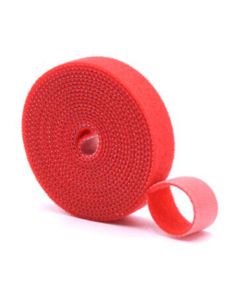 Cables Organizer Velcro Roll 1m - Red