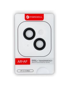Forcell Premium Camera Lens Tempered Glass Prοtector Black (iPhone 13 / 13 Mini)