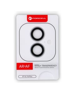 Forcell Premium Camera Lens Tempered Glass Prοtector White (iPhone 16 / 16 Plus)