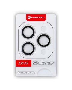Forcell Premium Camera Lens Tempered Glass Prοtector Silver (iPhone 17 Pro / 17 Pro Max) - MT82729