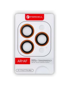 Forcell Premium Camera Lens Tempered Glass Prοtector Orange (iPhone 17 Pro / 17 Pro Max) - MT82731