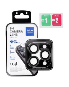 Blue Star Easy Install Premium Camera Lens Tempered Glass Prοtector Black (iPhone 17 Pro / 17 Pro Max) - MT82994