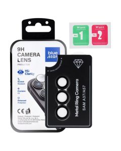 Blue Star Easy Install Premium Camera Lens Tempered Glass Prοtector Black (Samsung Galaxy A57 5G) - MT83631