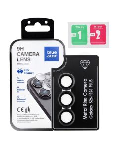 Blue Star Easy Install Premium Camera Lens Tempered Glass Prοtector Black (Samsung Galaxy S26 Plus) - MT83005