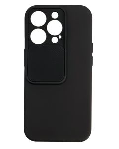 TPU Cover with Camshield Θήκη με Κάλυμμα Κάμερας - Black  (iPhone 13 Pro Max)