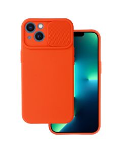 TPU Cover with Camshield Θήκη με Κάλυμμα Κάμερας - Orange (iPhone 14)