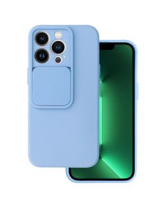 TPU Cover with Camshield Θήκη με Κάλυμμα Κάμερας - Light Blue (iPhone 14 Pro)