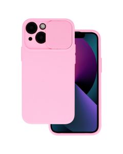TPU Cover with Camshield Θήκη με Κάλυμμα Κάμερας - Light Pink (iPhone 15)