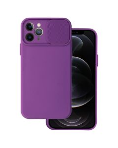 TPU Cover with Camshield Θήκη με Κάλυμμα Κάμερας - Purple (iPhone 15 Pro Max)