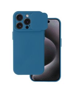 TPU Cover with Camshield Θήκη με Κάλυμμα Κάμερας - Navy (iPhone 15 Pro)