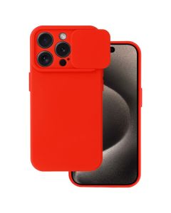 TPU Cover with Camshield Θήκη με Κάλυμμα Κάμερας - Red (iPhone 16 Pro)