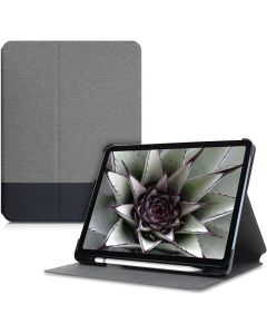 KWmobile Slim Book Style Stand Case (53421.01) Grey / Black (iPad Air 4 2020 / 5 2022)