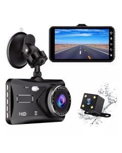 Car Dash Cam DVR-03 4,0 Inches + Rear Camera Κάμερα Αυτοκινήτου - Black