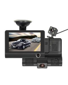 Car Dash Cam DVR-04 4,0 Inches + Rear Camera Κάμερα Αυτοκινήτου - Black