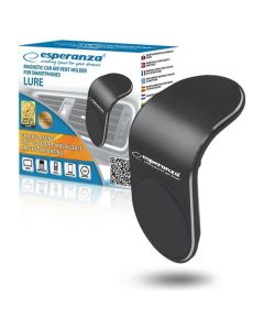 Esperanza EMH124 Lure Magnetic Air Vent Car Mount Holder Βάση Στήριξης για Αεραγωγό Αυτοκινήτου - Black