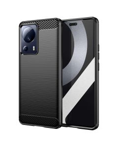 TPU Carbon Rugged Armor Case Ανθεκτική Θήκη Black (Xiaomi 13 Lite)